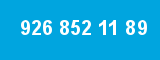 926 852 11 89 926 852 11 89